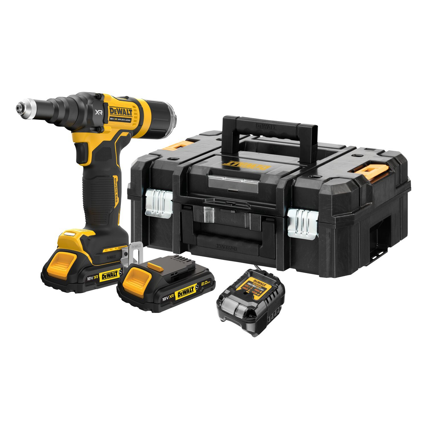 Akkuvetoniittikone DeWalt DCF403D2GT 18V 4,8mm 2X2,0Ah