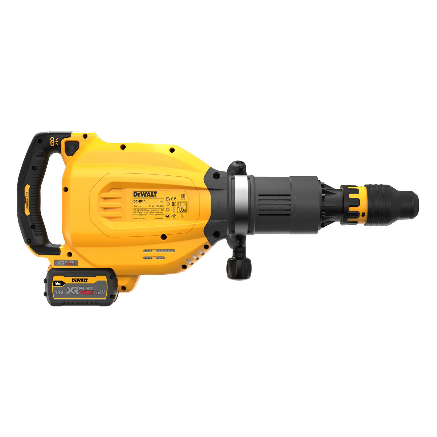 Akkupurkuvasara DeWalt DCH911X3 54V 3X9,0Ah SDS Max