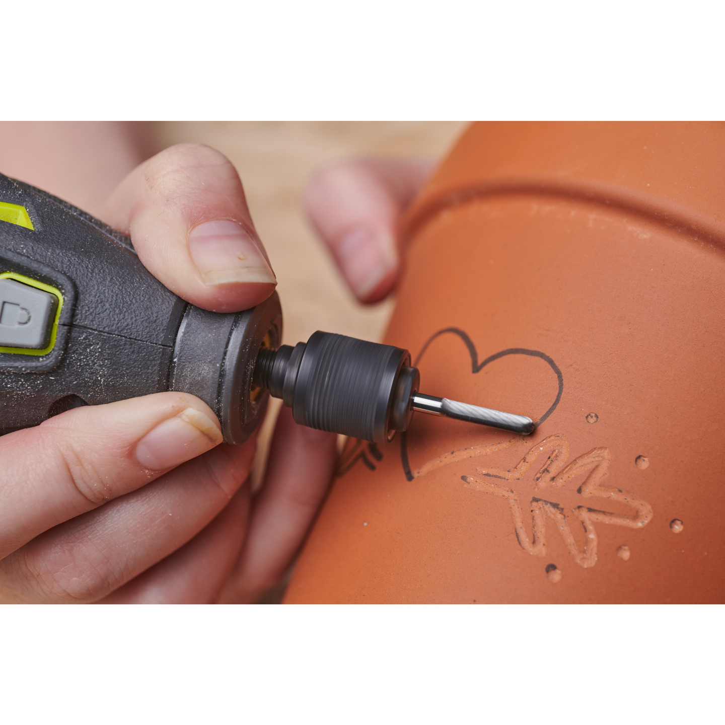 Volframikarbiditerä Ryobi lieriömäinen terävällä kärjellä 3,2mm