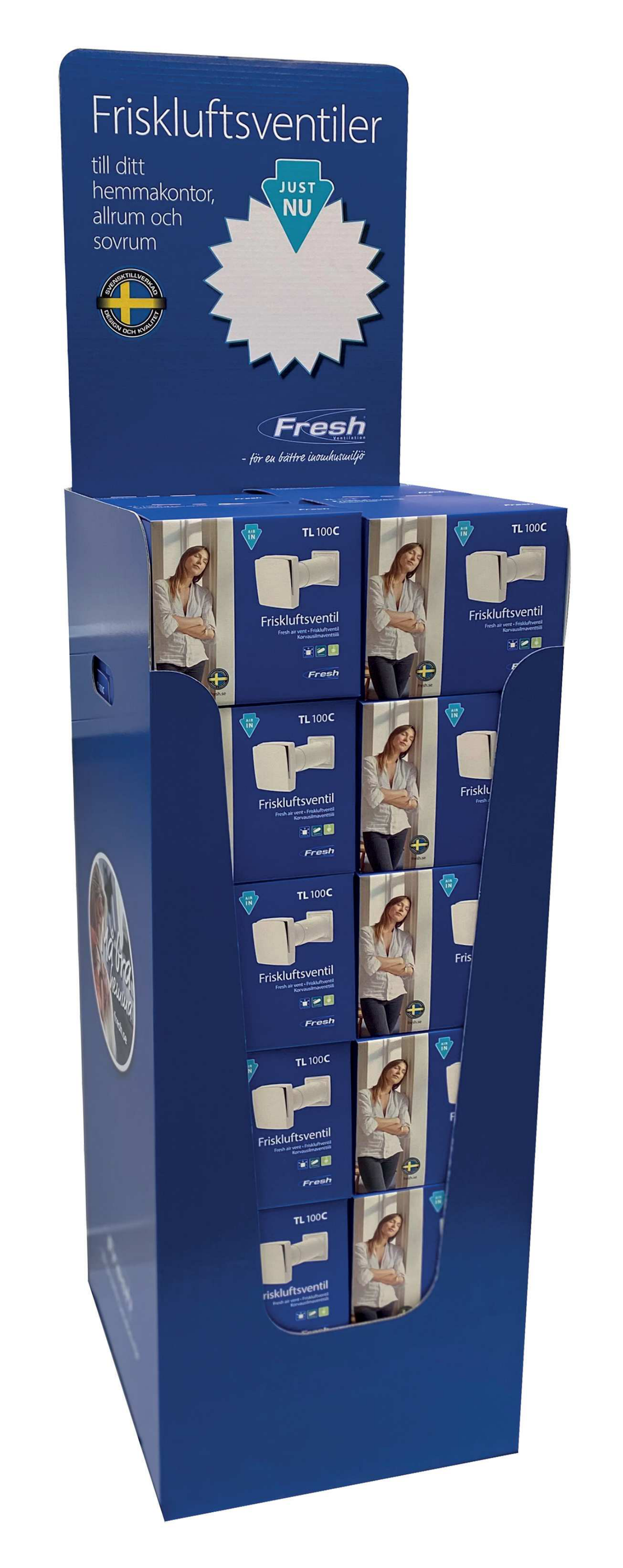 VÄGGVENTIL FRESH TL 100C