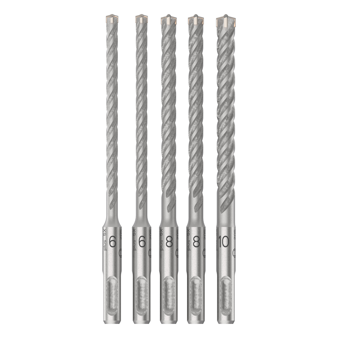 Poravasaranteräsarja Bosch PRO SDS+ 5X 6/6/8/8/10mm 5-osainen