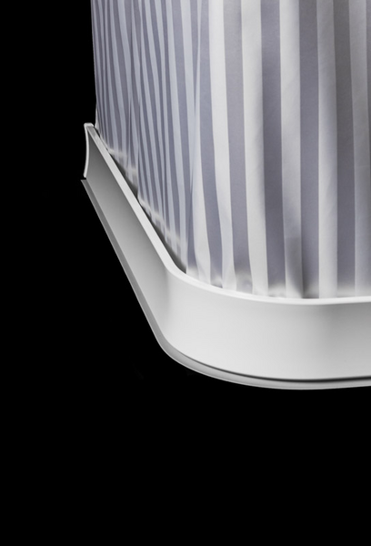 DUSCHSARG VÄNSTER VIT 97X170