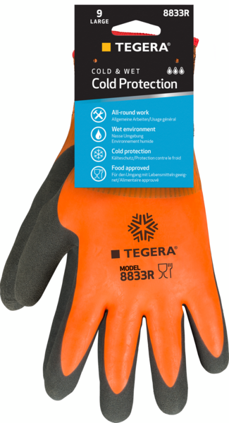 HANDSKE 8833R TEGERA 9 SYNTETDOPPAD