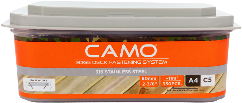 TRALLSKRUV CAMO CAMO RF 60X4,2 316SS 350ST