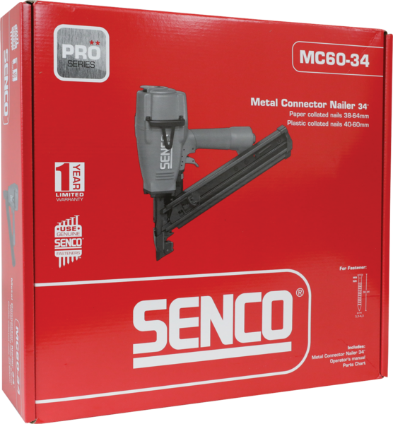 Ankkurinaulain Senco MC6034 34° 38-64mm pro