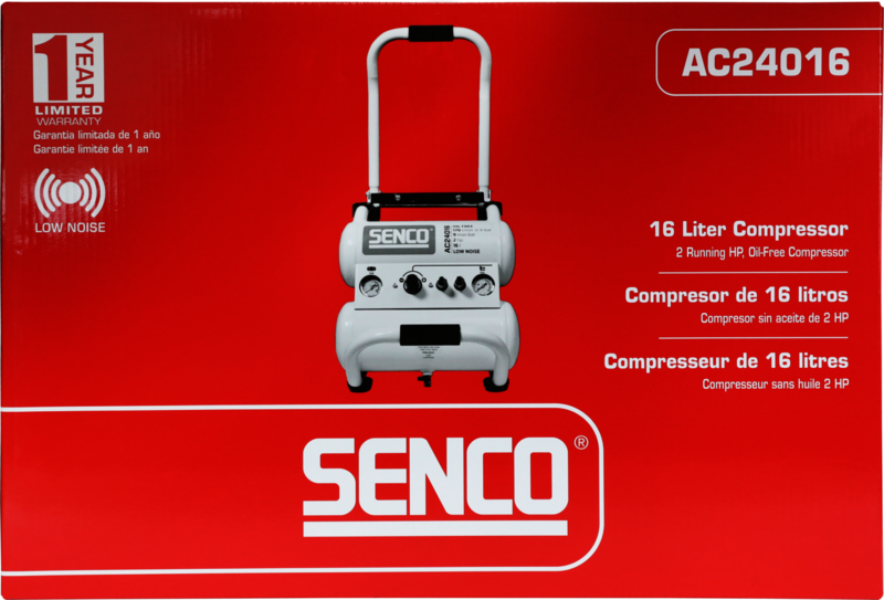 KOMPRESSOR AC24016 LOW NOISE OLJEFRI 9 BAR