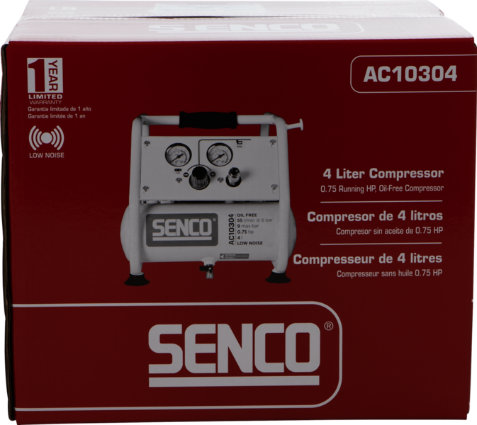 KOMPRESSOR AC10304 LOW NOISE OLJEFRI 9 BAR 4L