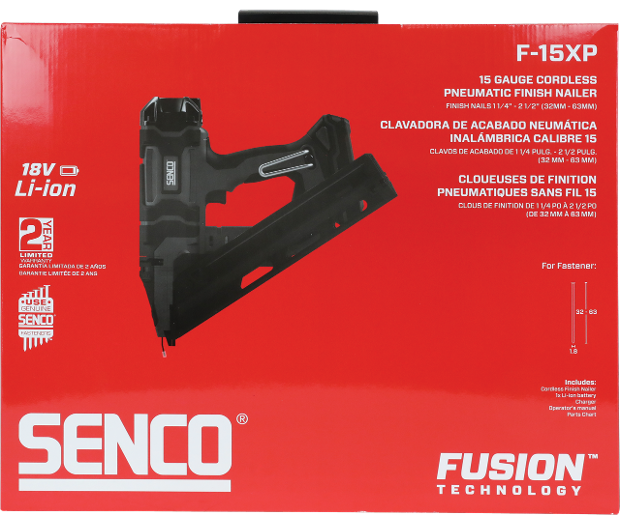 Viimeistelynaulain Senco Fusion 1,8mm 32-64mm DA