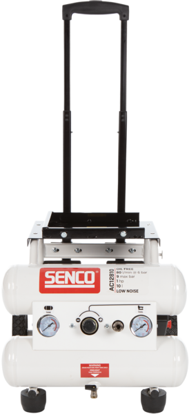 KOMPRESSOR SENCO AC12810 LOW NOISE, OLJEFRI 9 BAR
