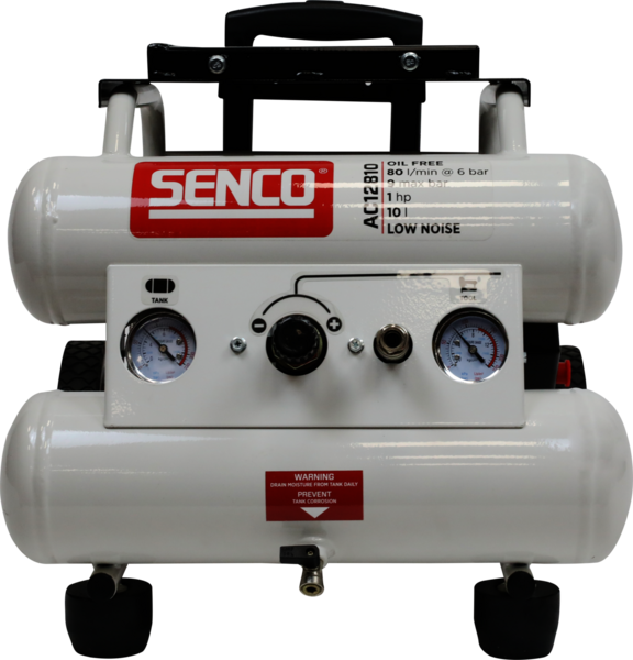 KOMPRESSOR SENCO AC12810 LOW NOISE, OLJEFRI 9 BAR