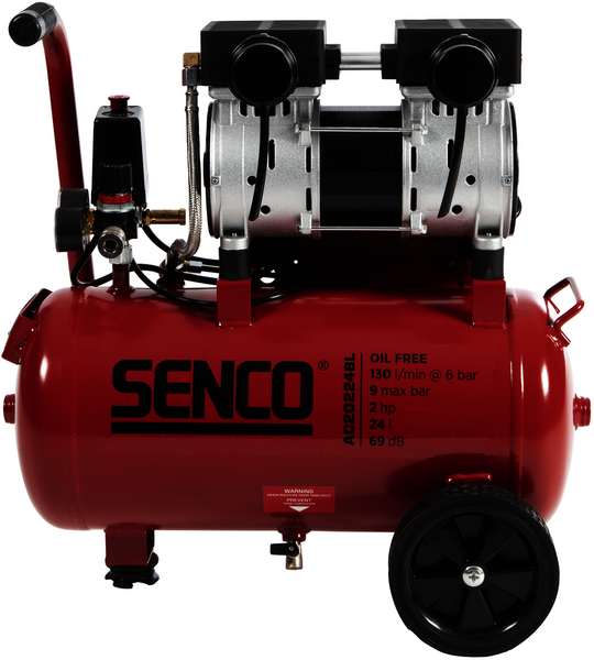 KOMPRESSOR SENCO AC20224BL OLJEFRI, 9 BAR