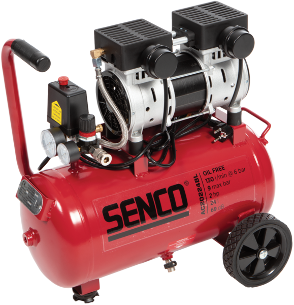KOMPRESSOR SENCO AC20224BL OLJEFRI, 9 BAR