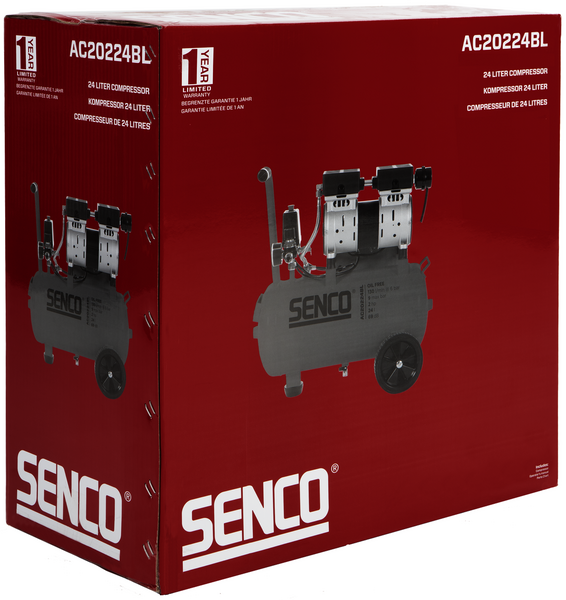 KOMPRESSOR SENCO AC20224BL OLJEFRI, 9 BAR