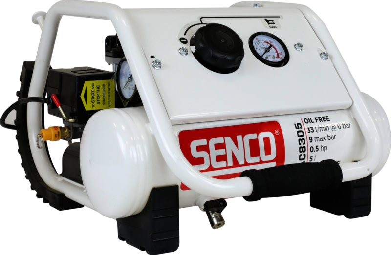 KOMPRESSOR SENCO AC8305 LOW NOISE OLJEFRI 9 BAR 5L
