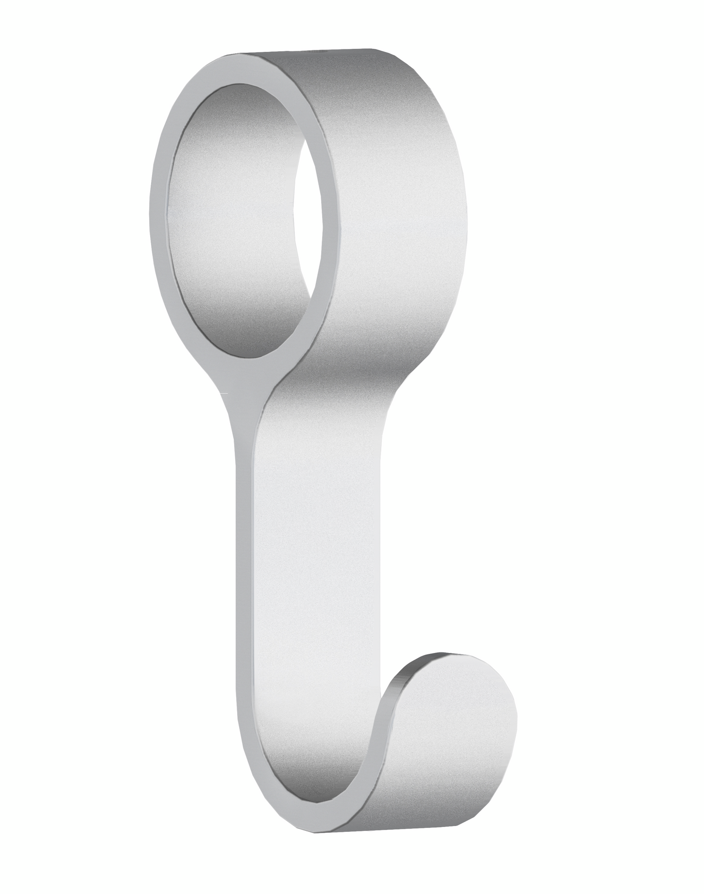 Lisäkoukku Beslagsboden B1712 harmaa alumiini 2kpl