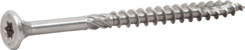 TRÄSKRUV ESSVE ESSDRIVE FÖRSÄNKT HUVUD ROSTFRI A4 6,0X100 100ST