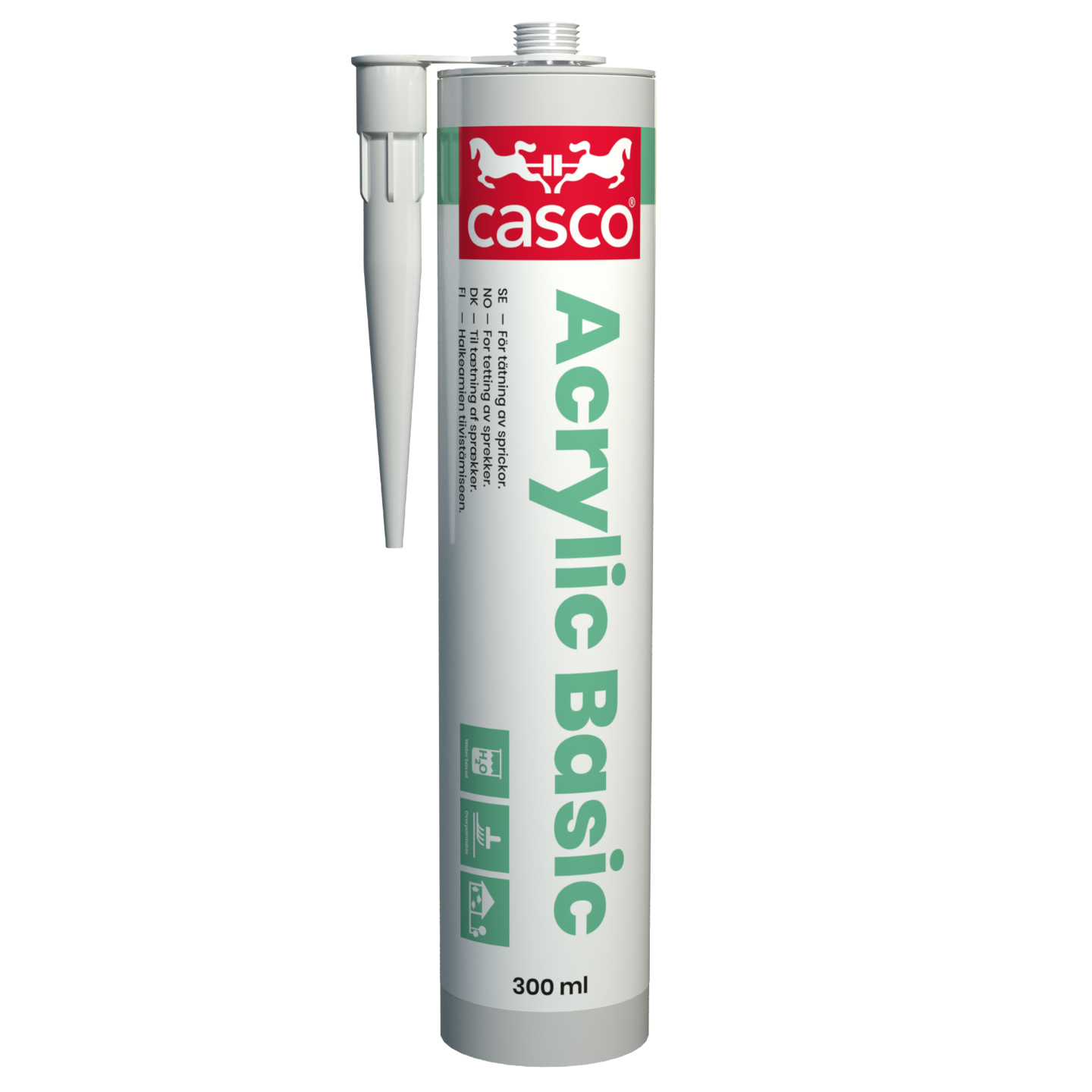 FOGMASSA AKRYL BASIC 300ML 12ST/KRT