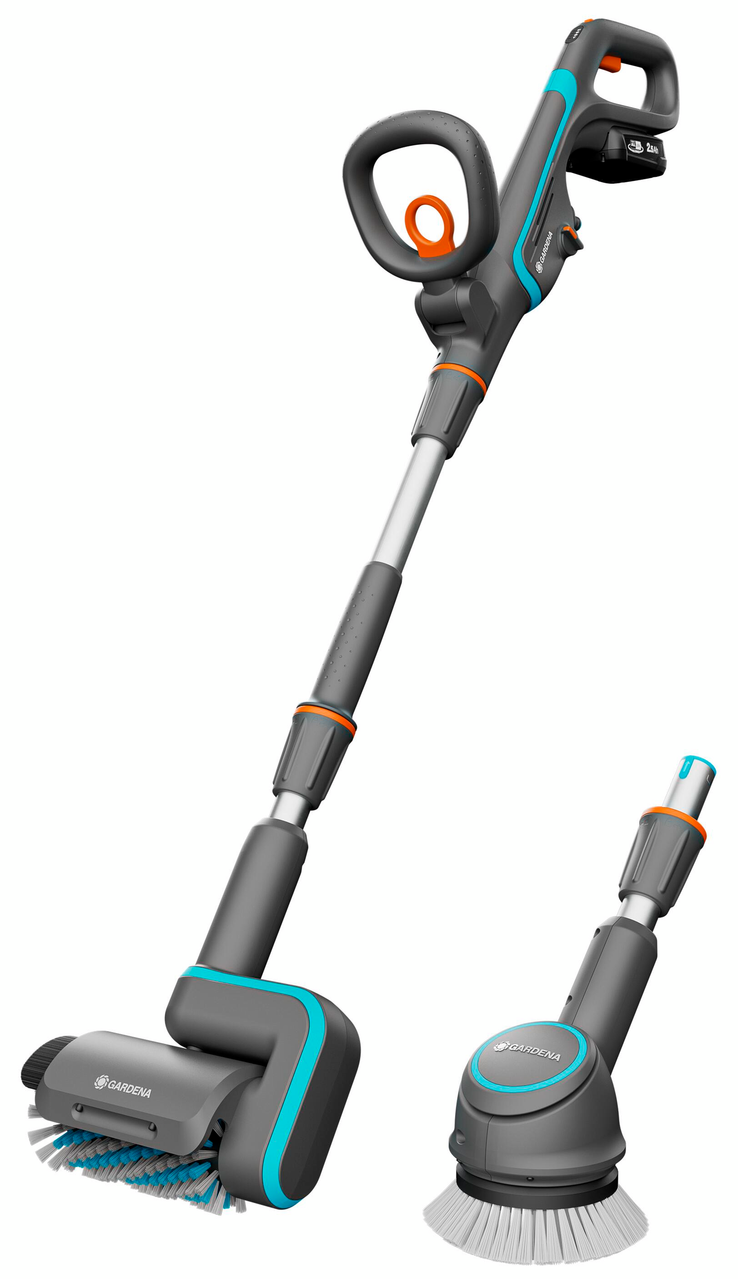 Terassipesuri Gardena AquaBrush Universal 18 V P4A sis. yleisharjan