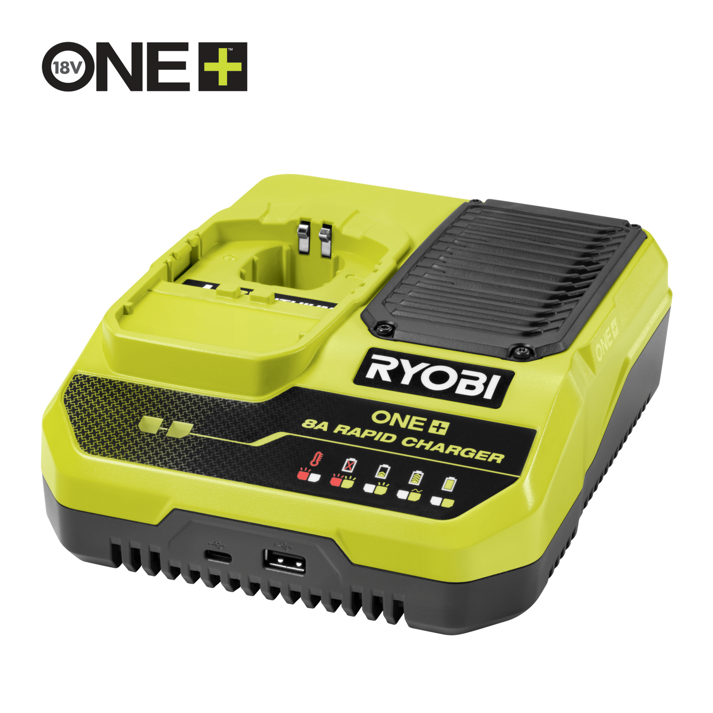Pikalaturi Ryobi RC18180 18V ONE+ 8,0Ah/h latausteho