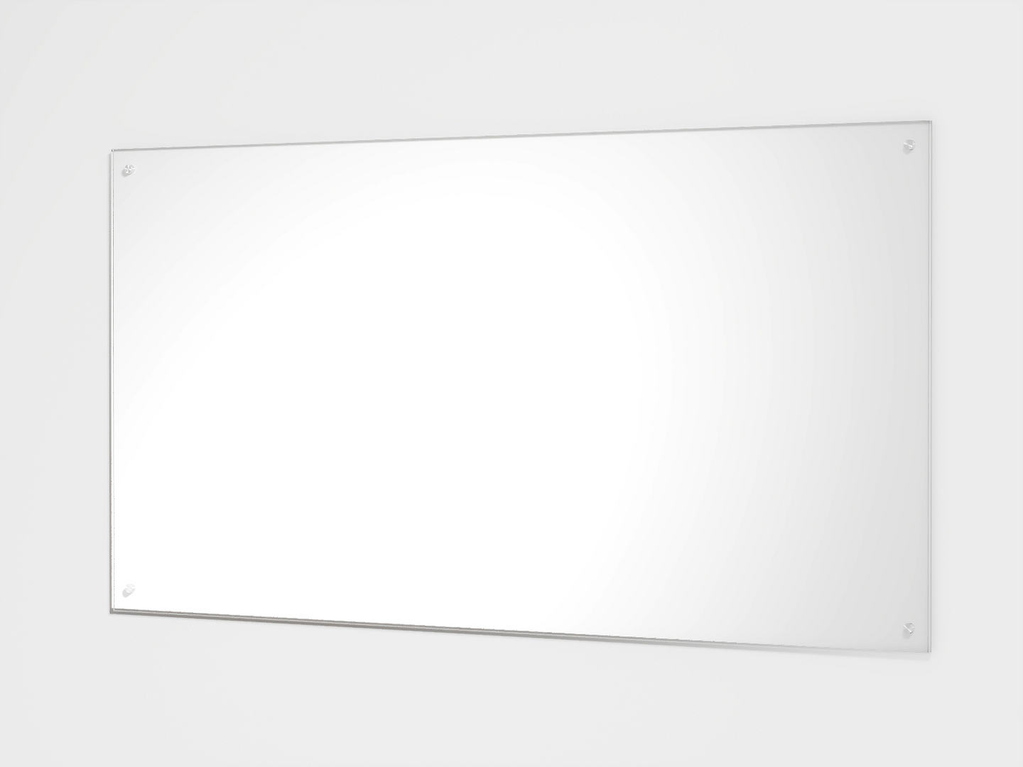 GLASSPLATE HERDET HVIT 900MM