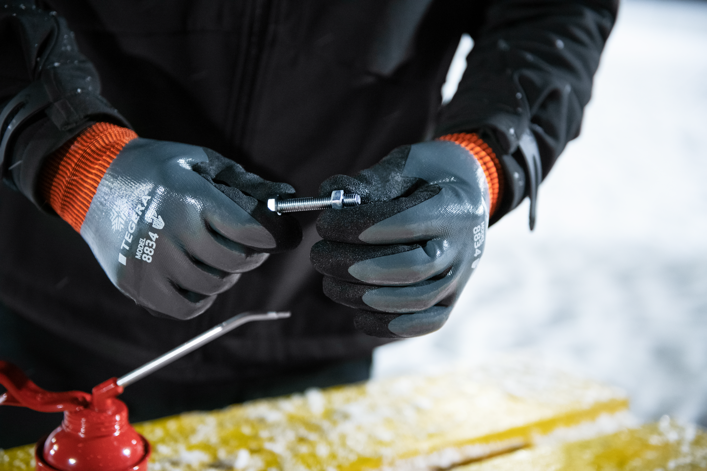 HANDSKE 8834R TEGERA SYNTETDOPPADE STL 7