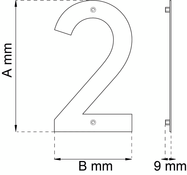 SIFFRA HABO HOME 2 SVART 210MM
