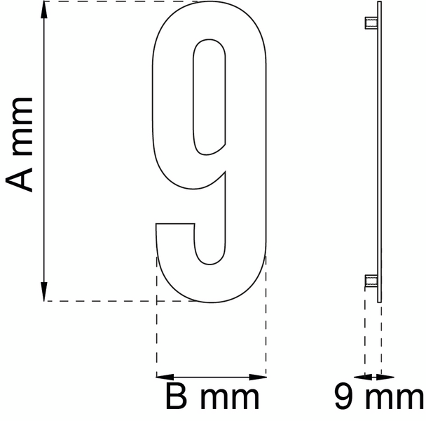 SIFFRA HABO WORK 9 SVART 180MM