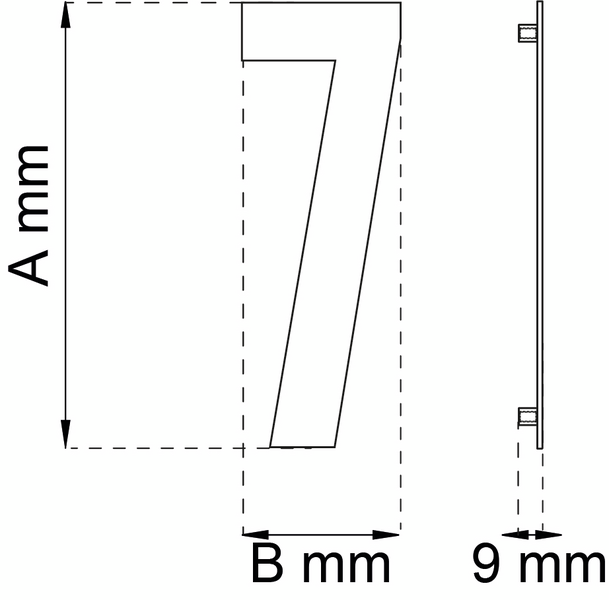 SIFFRA HABO WORK 7 SVART 180MM