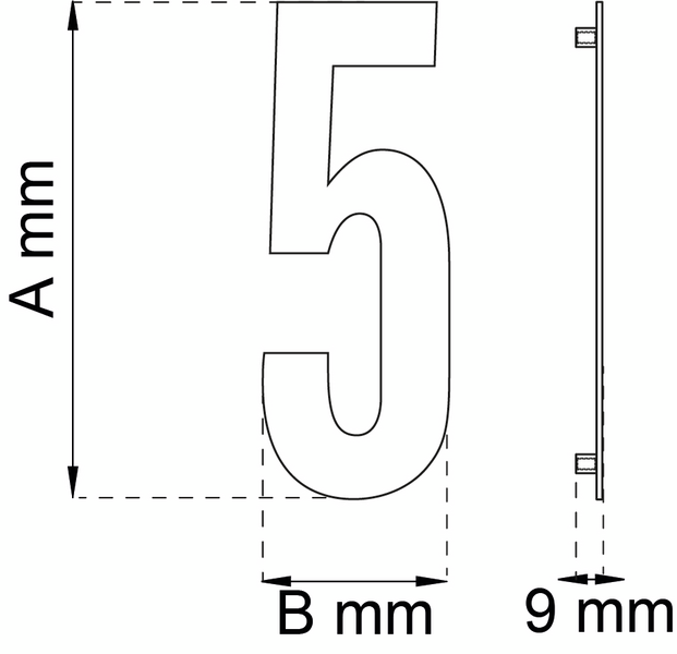 SIFFRA HABO WORK 5 SVART 180MM