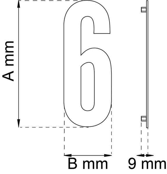 SIFFRA HABO WORK 6 SVART 180MM