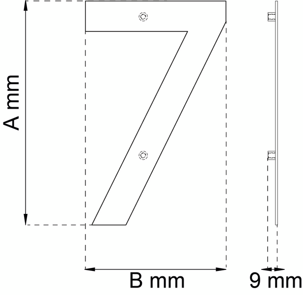 SIFFRA HABO HOME 7 SVART 210MM