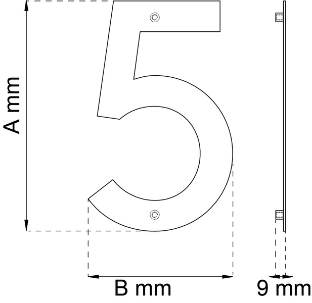 SIFFRA HABO HOME 5 SVART 210MM