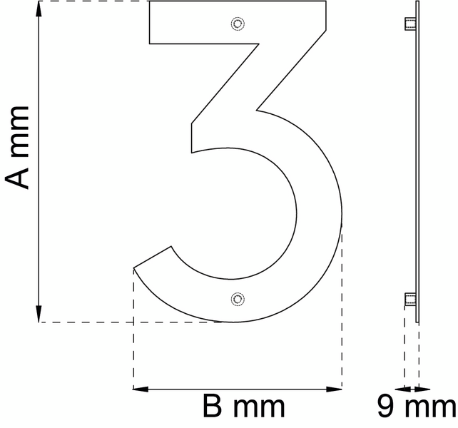 SIFFRA HABO HOME 3 SVART 210MM