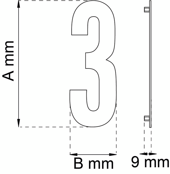 SIFFRA HABO WORK 3 SVART 180MM