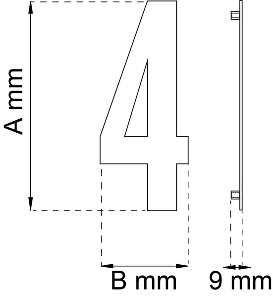 SIFFRA HABO WORK 4 SVART 180MM