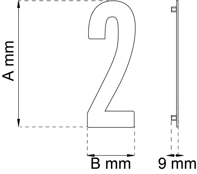 SIFFRA HABO WORK 2 SVART 180MM