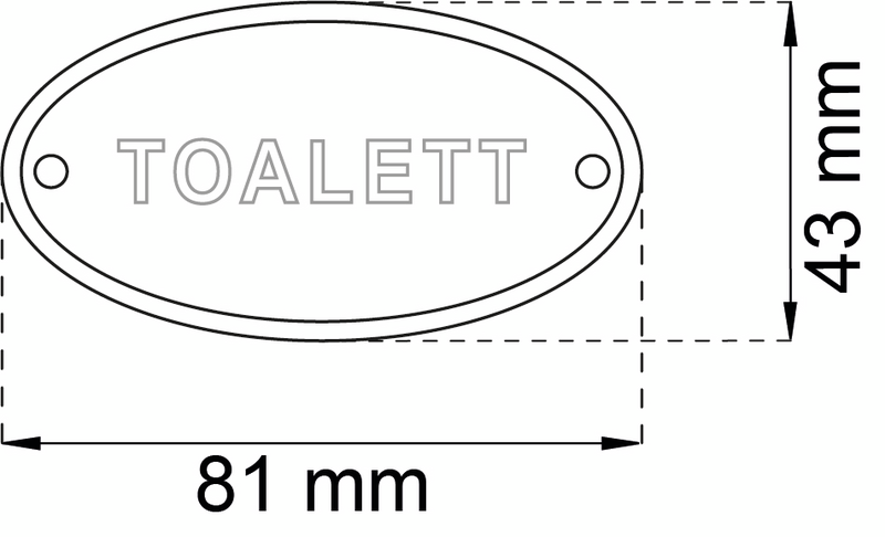 WC-SKYLT HABO 720 MÄSS POL SB
