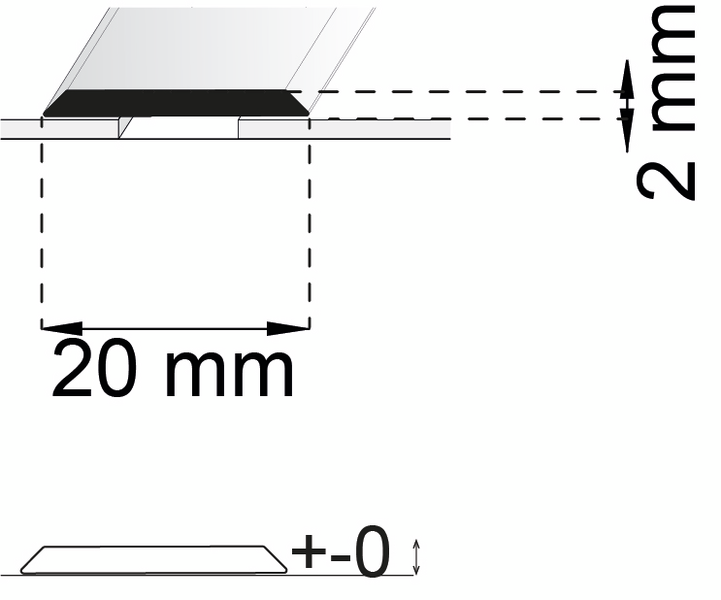 SKARVLIST HABO SA25 ROSTFRITT, 2000MM SB