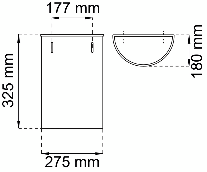 PAPPERSKORG HABO 50 ROSTFRI, 50 ROSTFRI