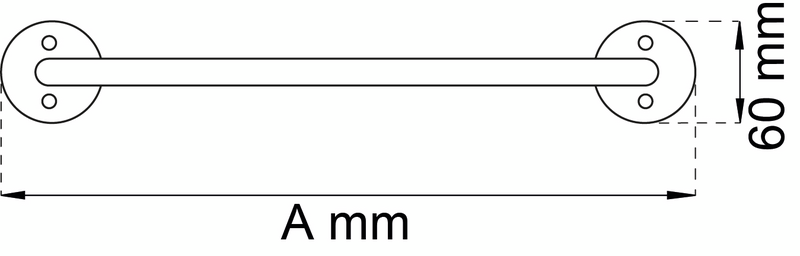 BADKARSHANDTAG 3407-600 KROM 3407