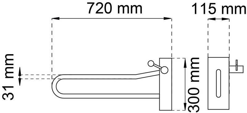 ARMSTÖD HABO 34 VIT, 34 VIT