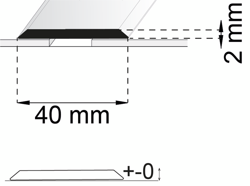 SKARVLIST HABO SA24 GRAFITGRÅ, 1000MM SB