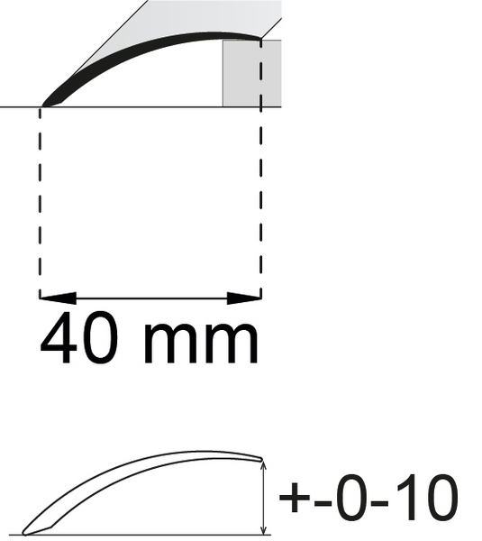 NIVÅLIST HABO SA78 SAND 2000MM SB