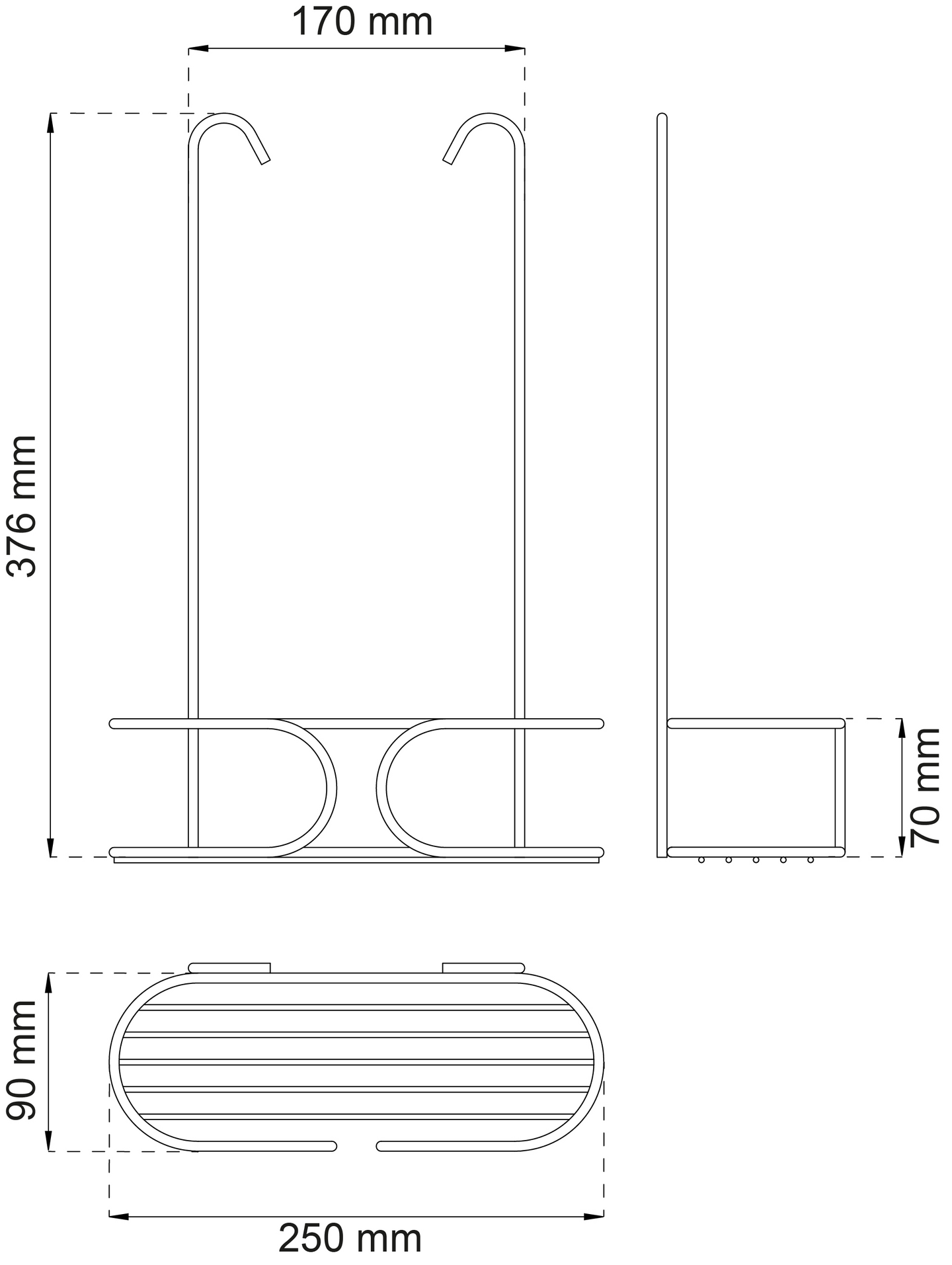 BLANDARKORG HABO SPACE, MIXER SHELF SINGLE