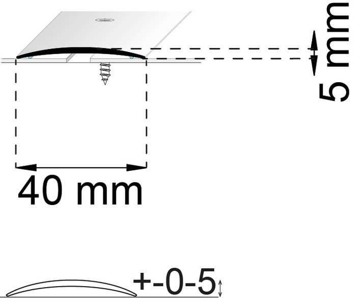 SKARVLIST HABO A13 SAND 2000MM