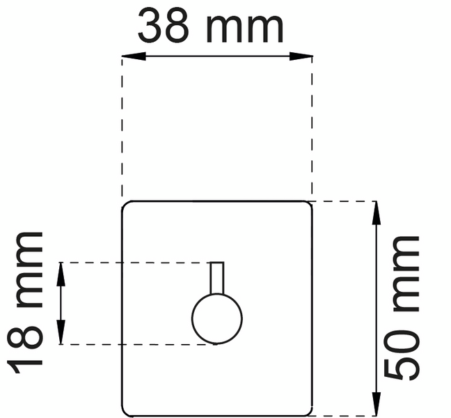 KROK HABO FLAIR VIT 50X38MM