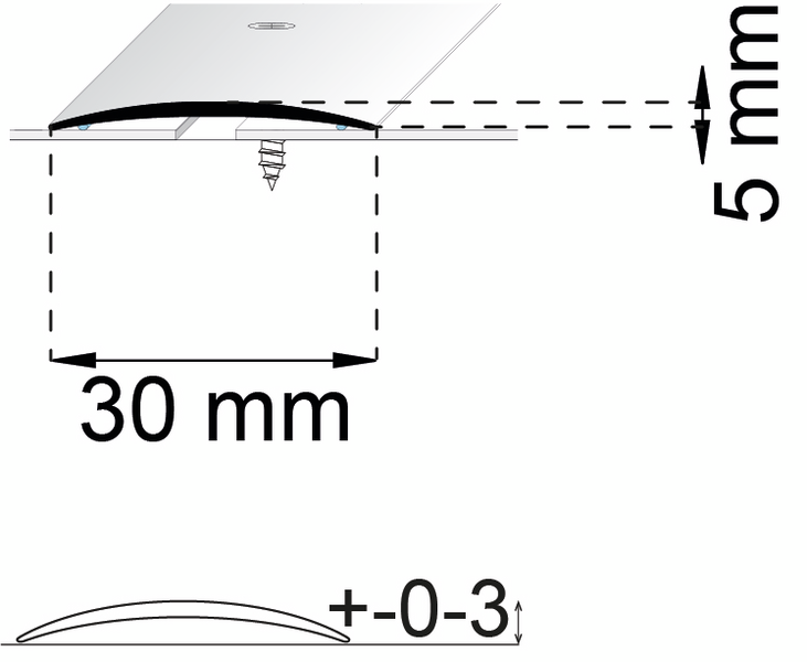 SKARVLIST HABO A03 SAND 1000MM SB