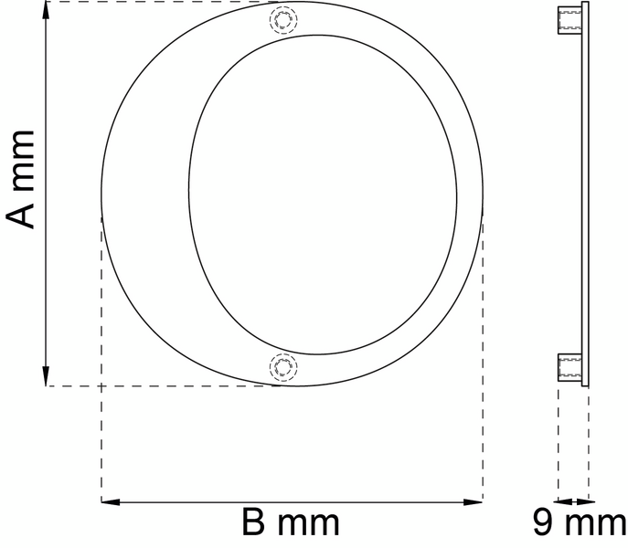 SIFFRA HABO CENTURY 0 SVART 114MM