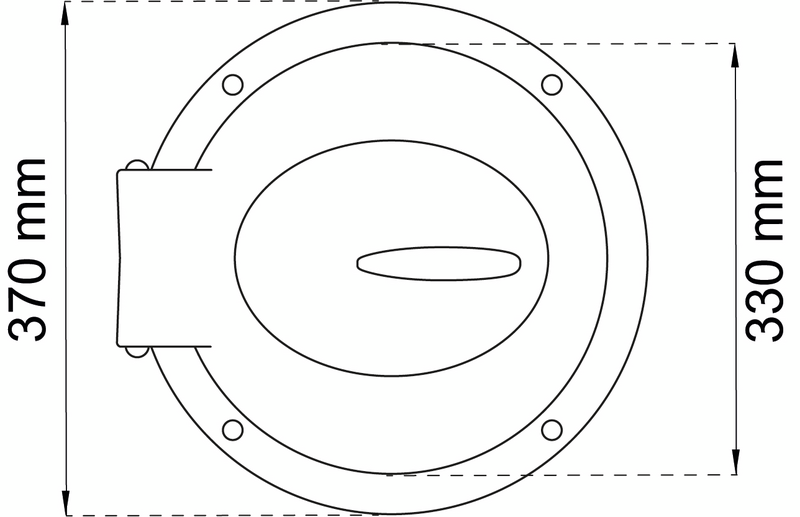 SOPNEDKASTLUCKA HABO 387 ALUM, 387 ALUM