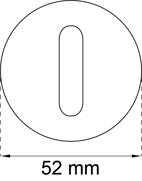 NYCKELSKYLT HABO 2991-1 ROSTFRI PP, 2991-1 ROSTFRI PP